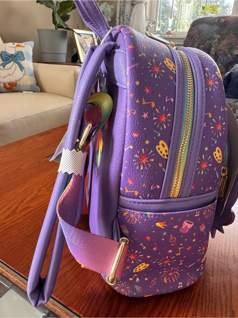 Disney Parks Figment Loungefly with glow in the dark Lightbulb LE - Picture 6 of 6
